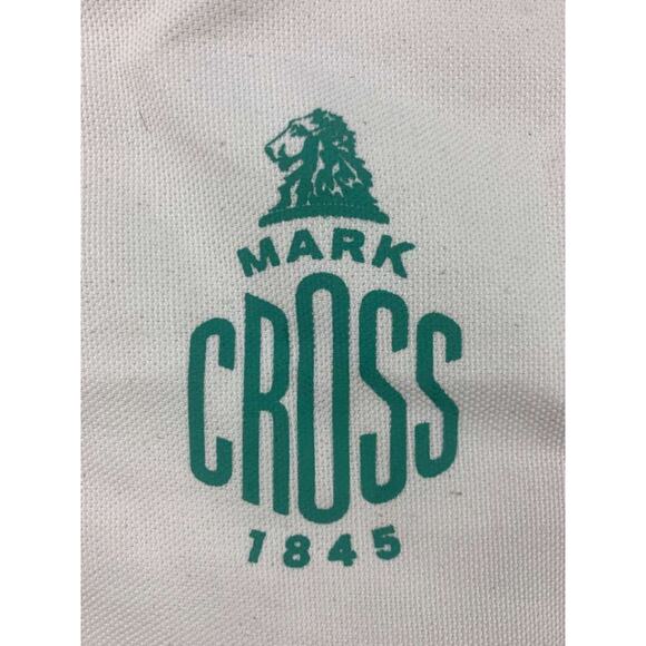 Mark Cross Dust Bag Unisex White Logo Print Drawstring Storage Pouch Accessory - Picture 3 of 6